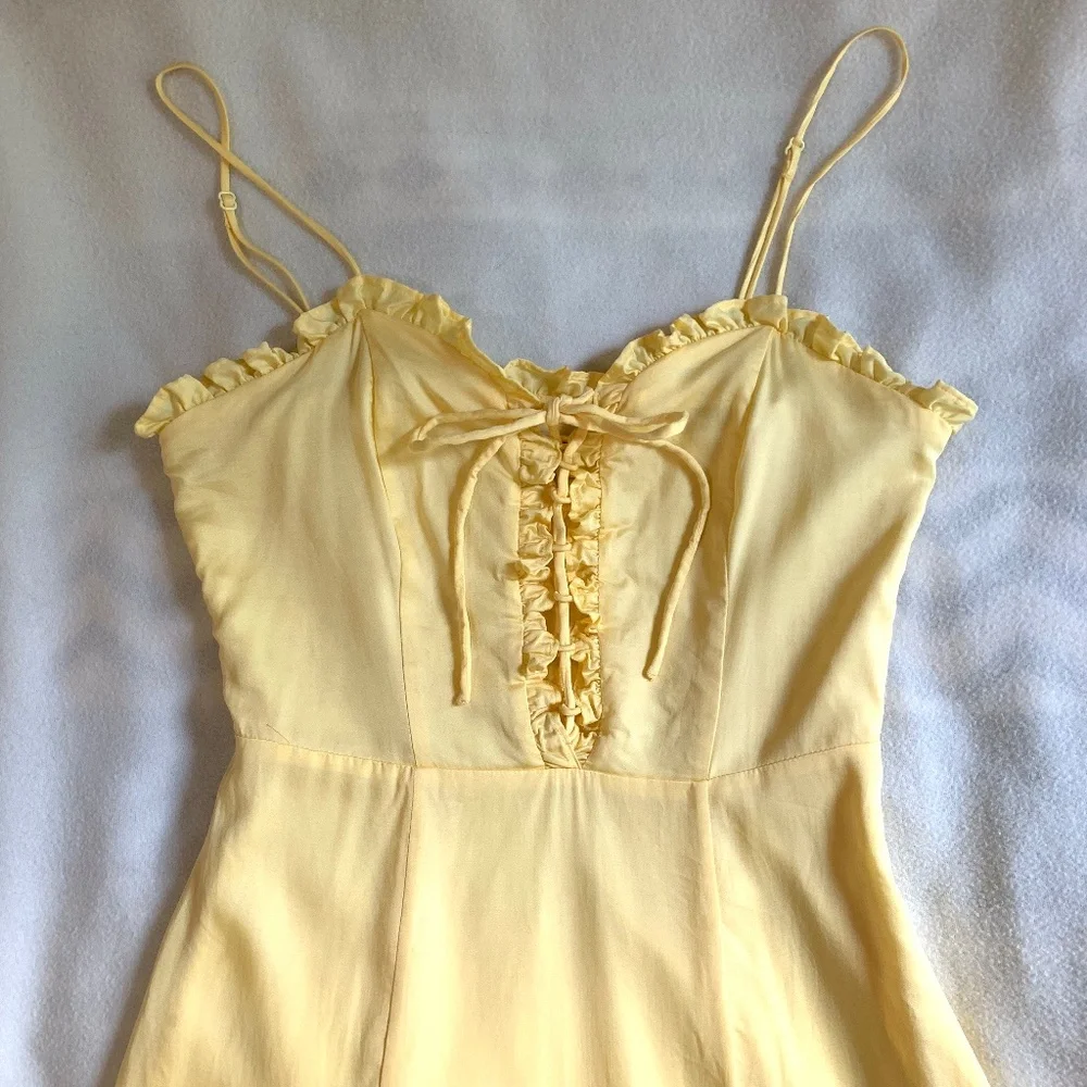 & Other Stories Pastel Yellow Dress - Picture 1 of 11